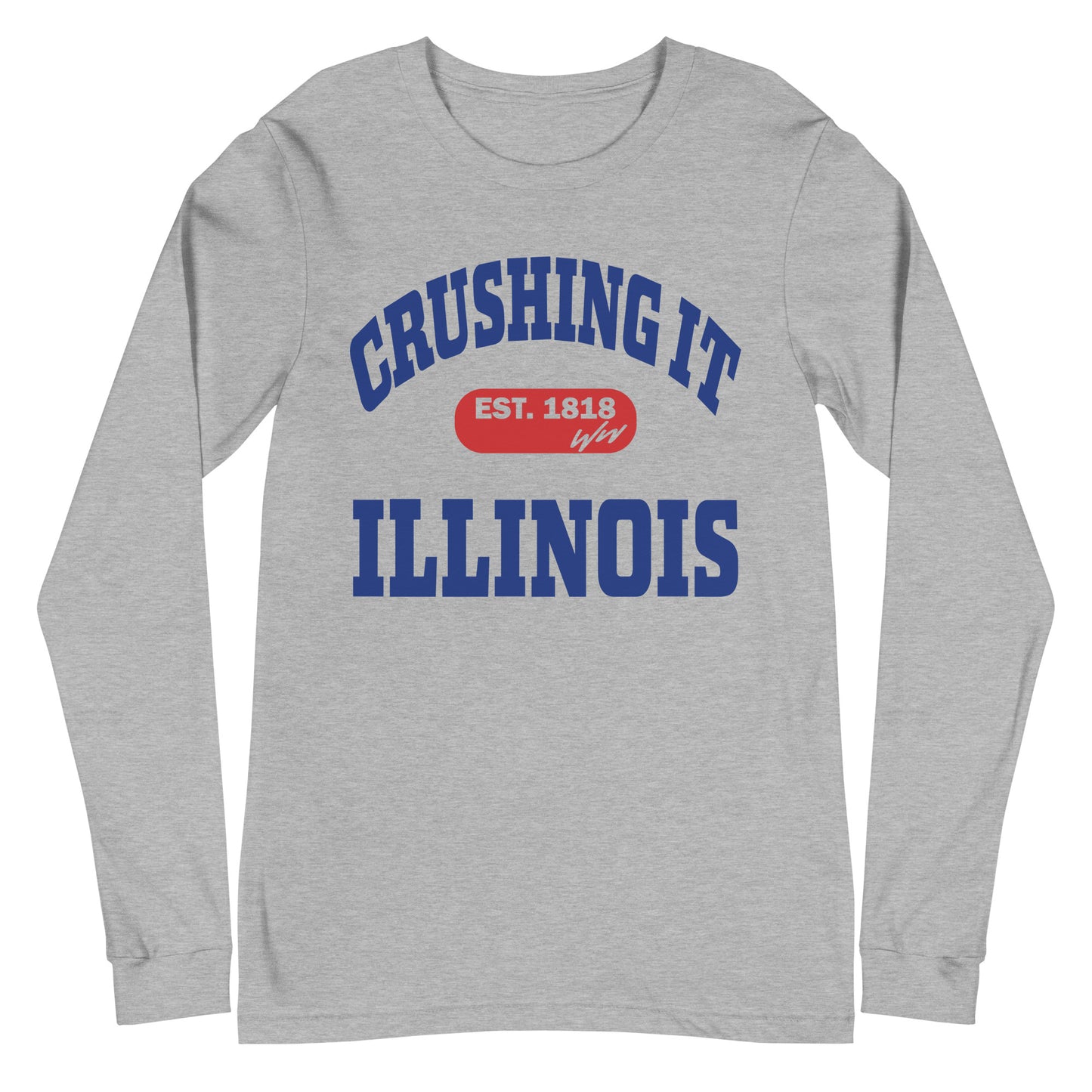 CRUSHING IT ILLINOIS LONG SLEEVE TEE