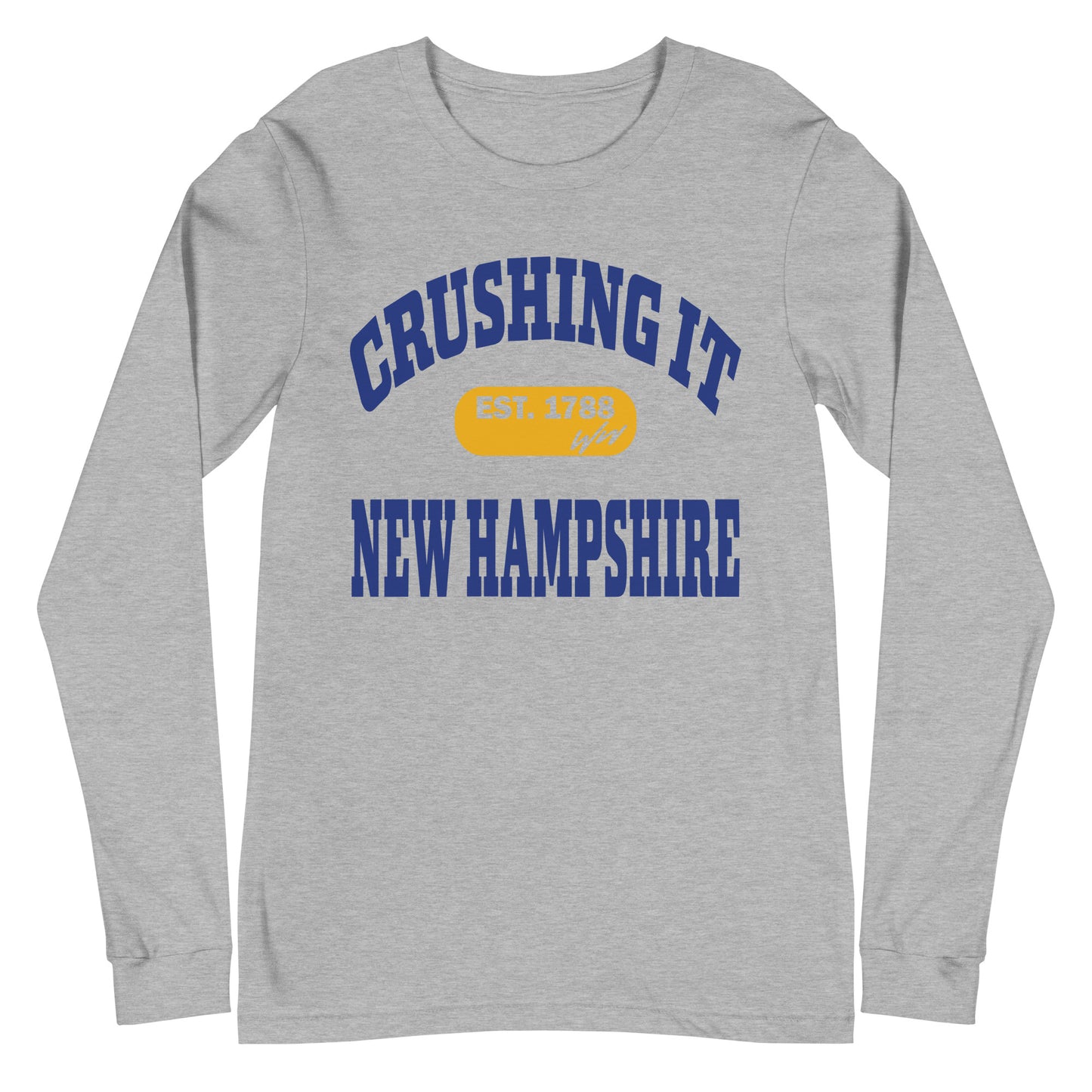 CRUSHING IT NEW HAMPSHIRE LONG SLEEVE TEE