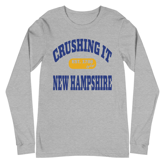 CRUSHING IT NEW HAMPSHIRE LONG SLEEVE TEE