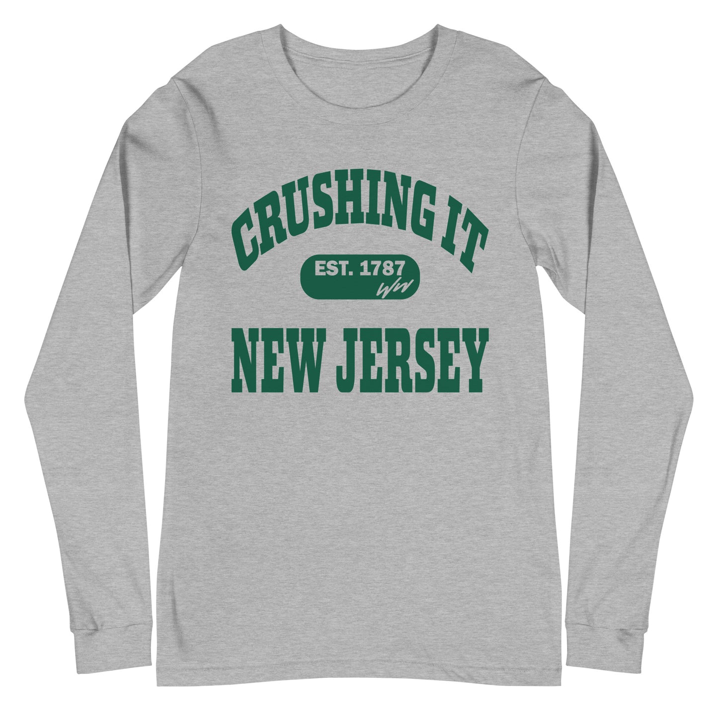 CRUSHING IT NEW JERSEY LONG SLEEVE TEE