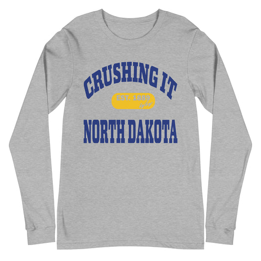 CRUSHING IT NORTH DAKOTA LONG SLEEVE TEE