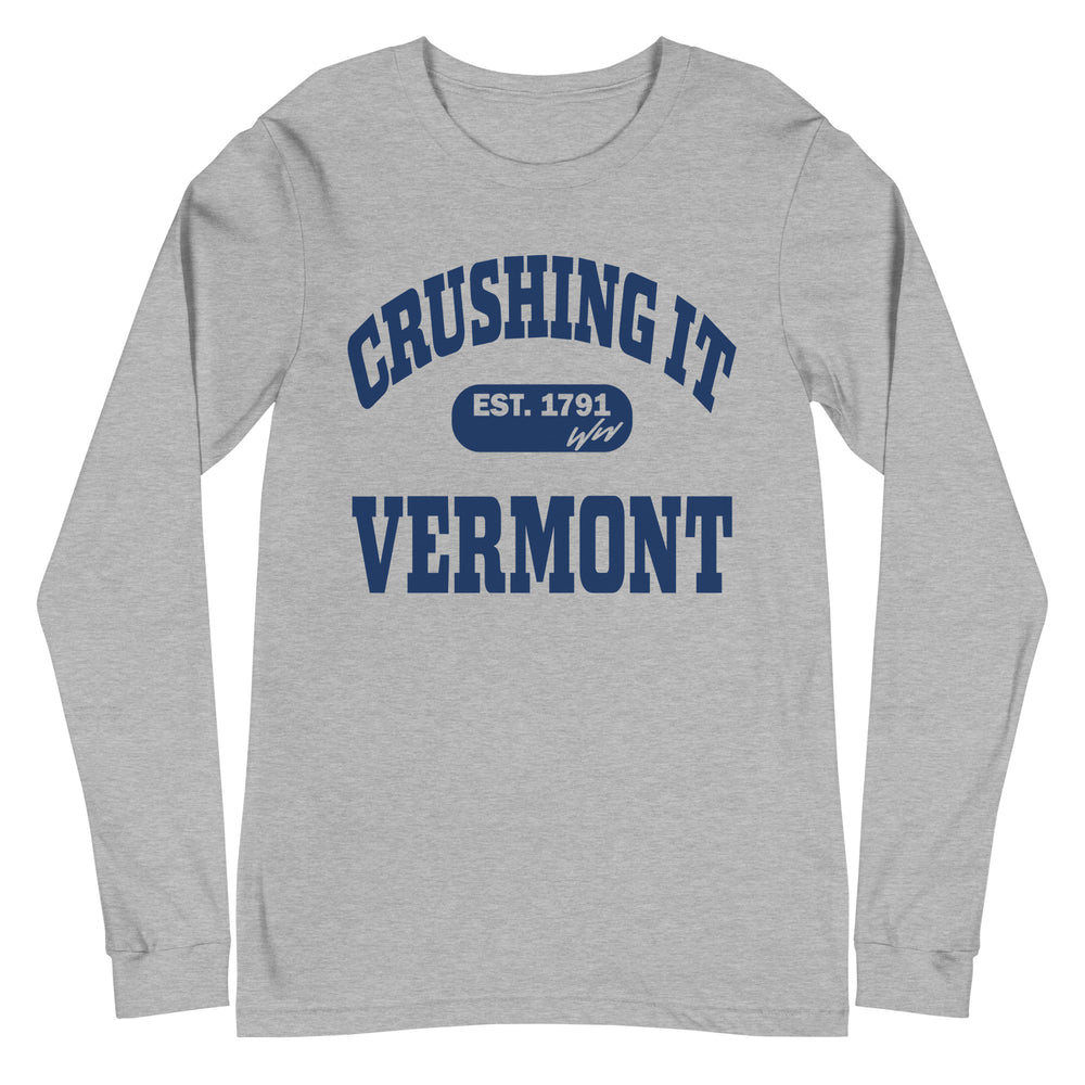 CRUSHING IT VERMONT LONG SLEEVE TEE