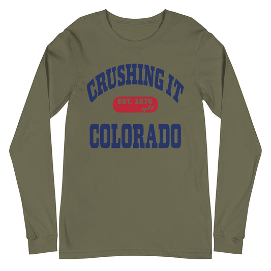 CRUSHING IT COLORADO LONG SLEEVE TEE