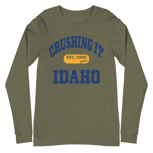 CRUSHING IT IDAHO LONG SLEEVE TEE