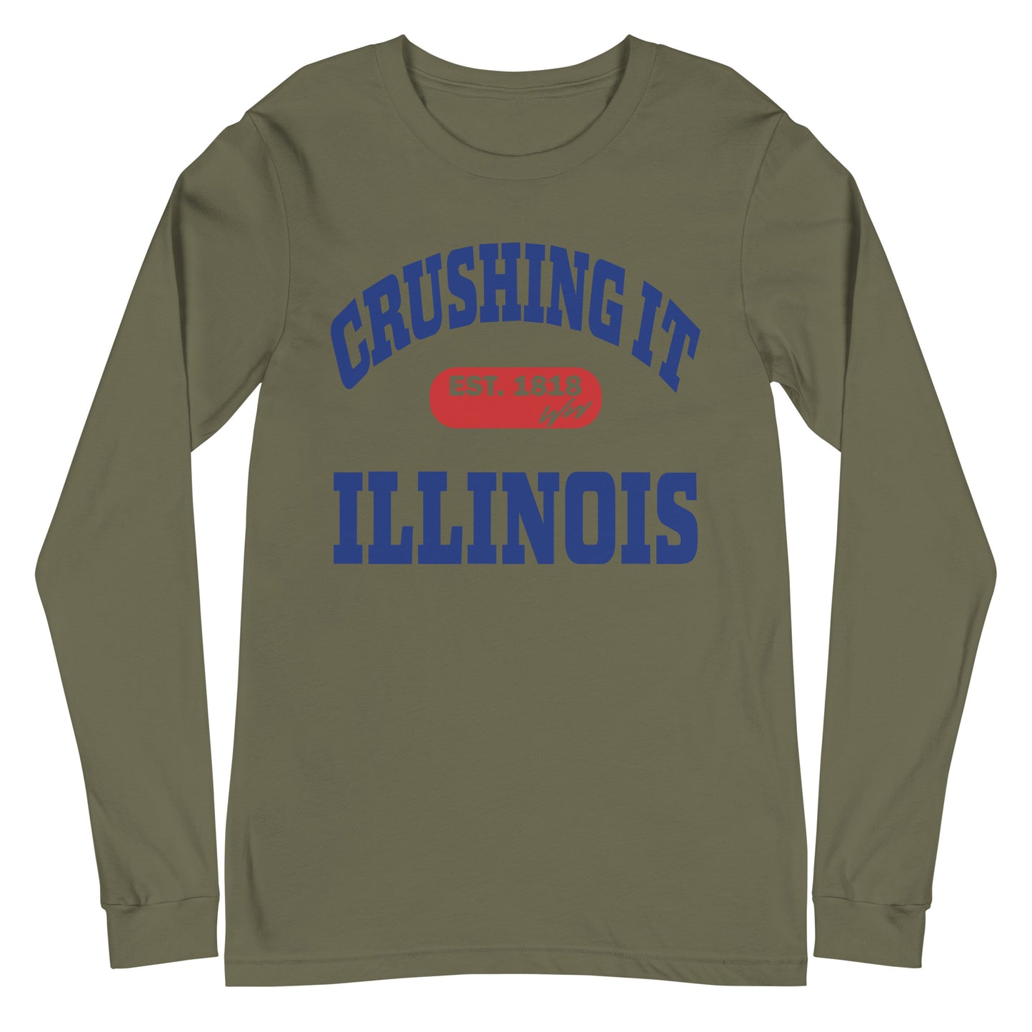 CRUSHING IT ILLINOIS LONG SLEEVE TEE