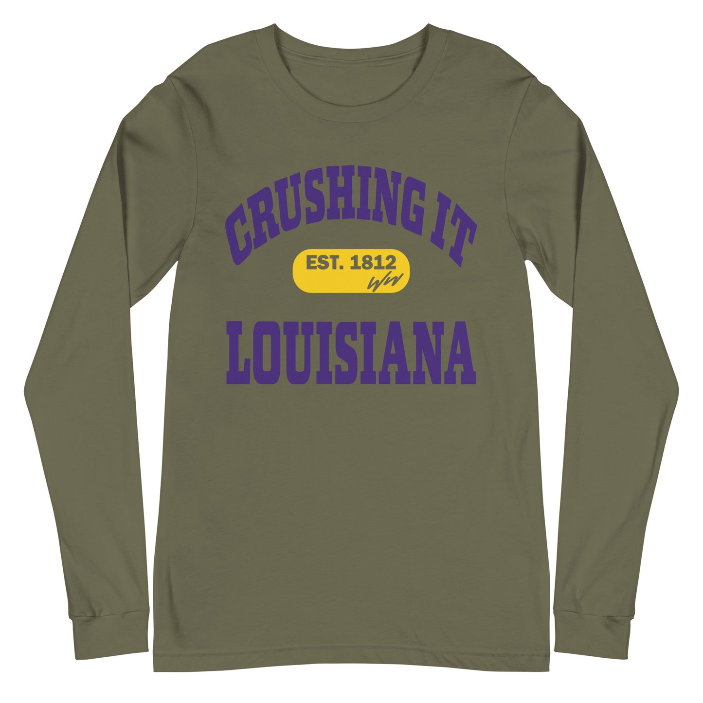 CRUSHING IT LOUISIANA LONG SLEEVE TEE