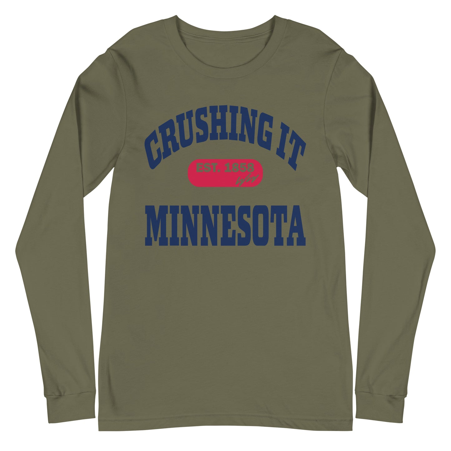 CRUSHING IT MINNESOTA LONG SLEEVE TEE