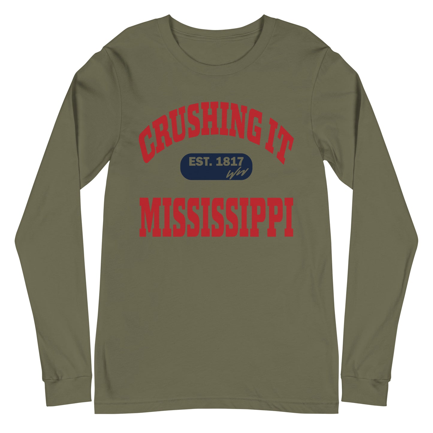 CRUSHING IT MISSISSIPPI LONG SLEEVE TEE