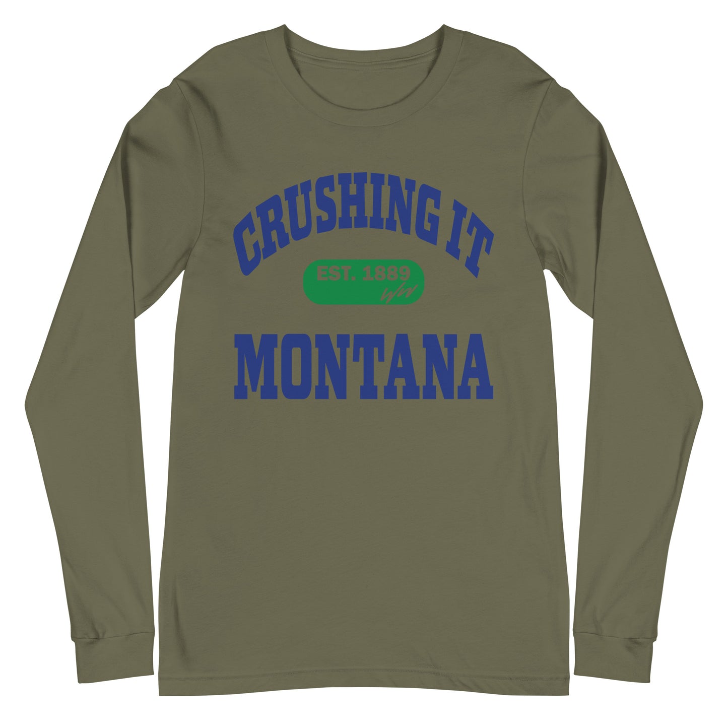 CRUSHING IT MONTANA LONG SLEEVE TEE