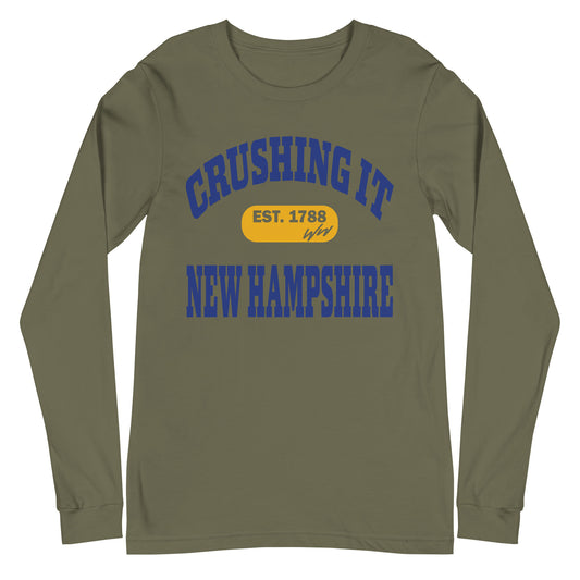 CRUSHING IT NEW HAMPSHIRE LONG SLEEVE TEE