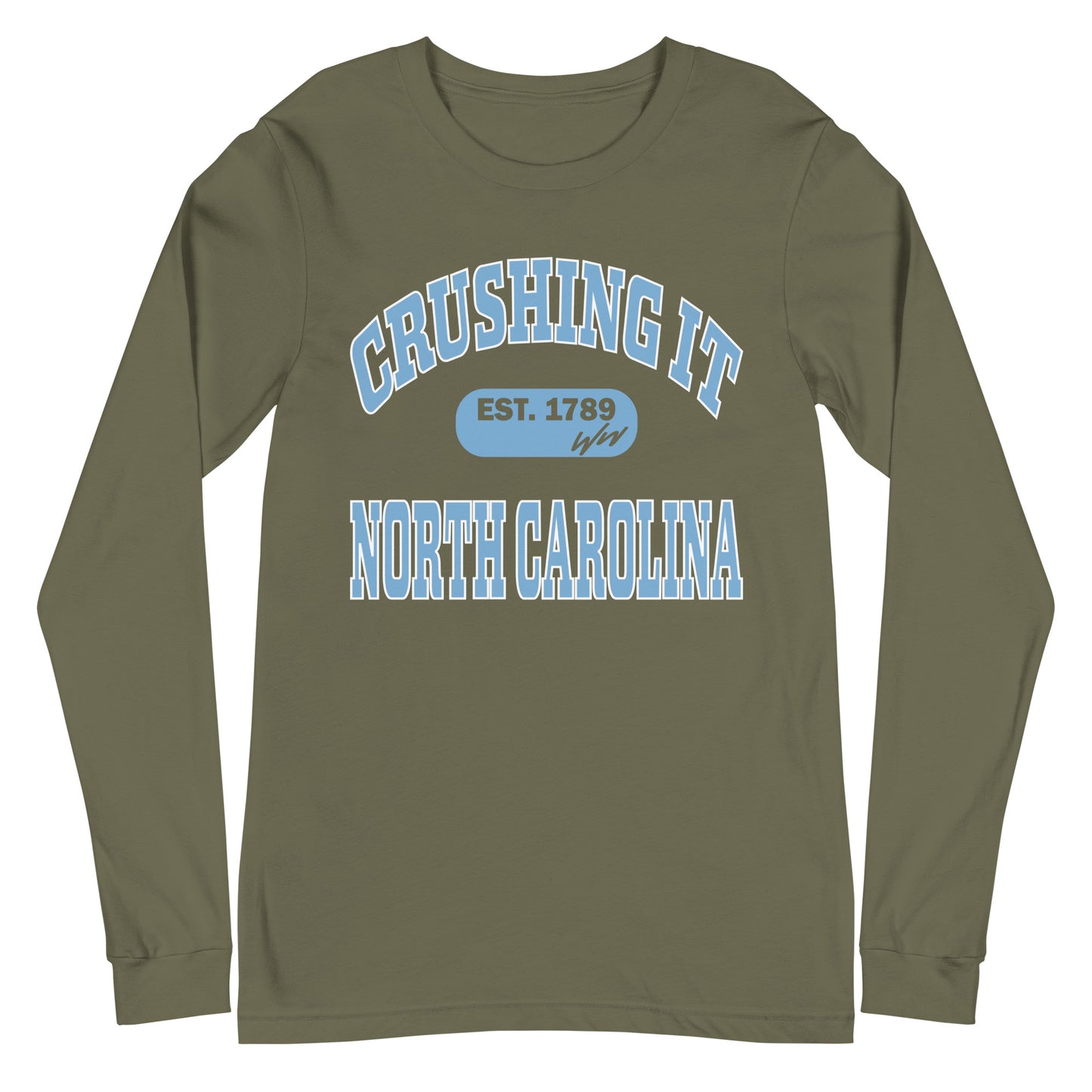 CRUSHING IT NORTH CAROLINA LONG SLEEVE TEE