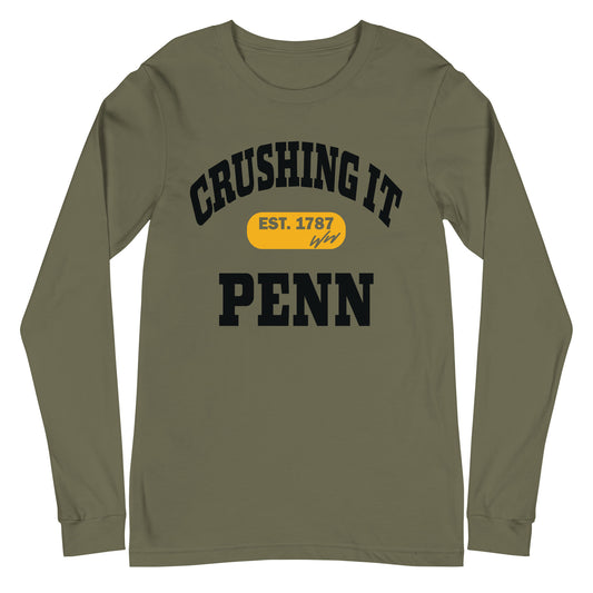 CRUSHING IT PENN LONG SLEEVE TEE