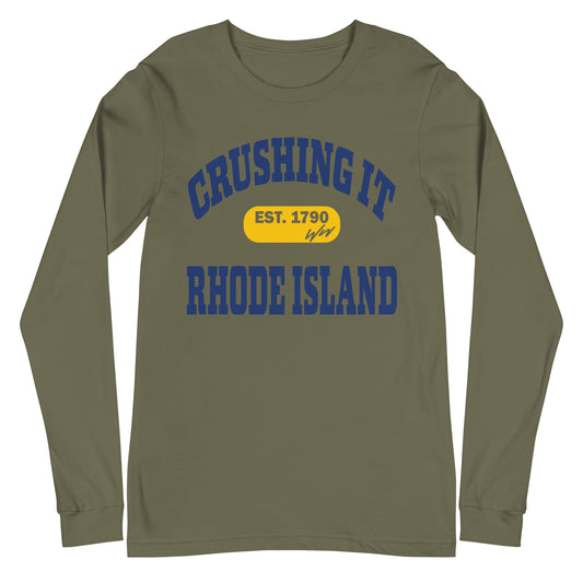 CRUSHING IT RHODE ISLAND LONG SLEEVE TEE