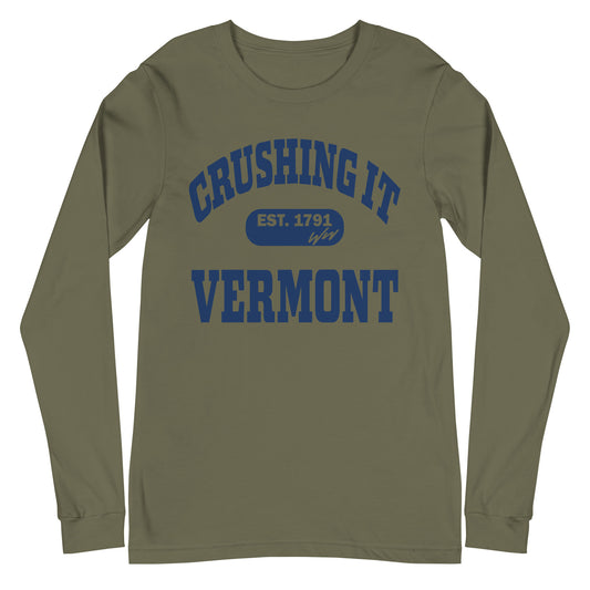 CRUSHING IT VERMONT LONG SLEEVE TEE