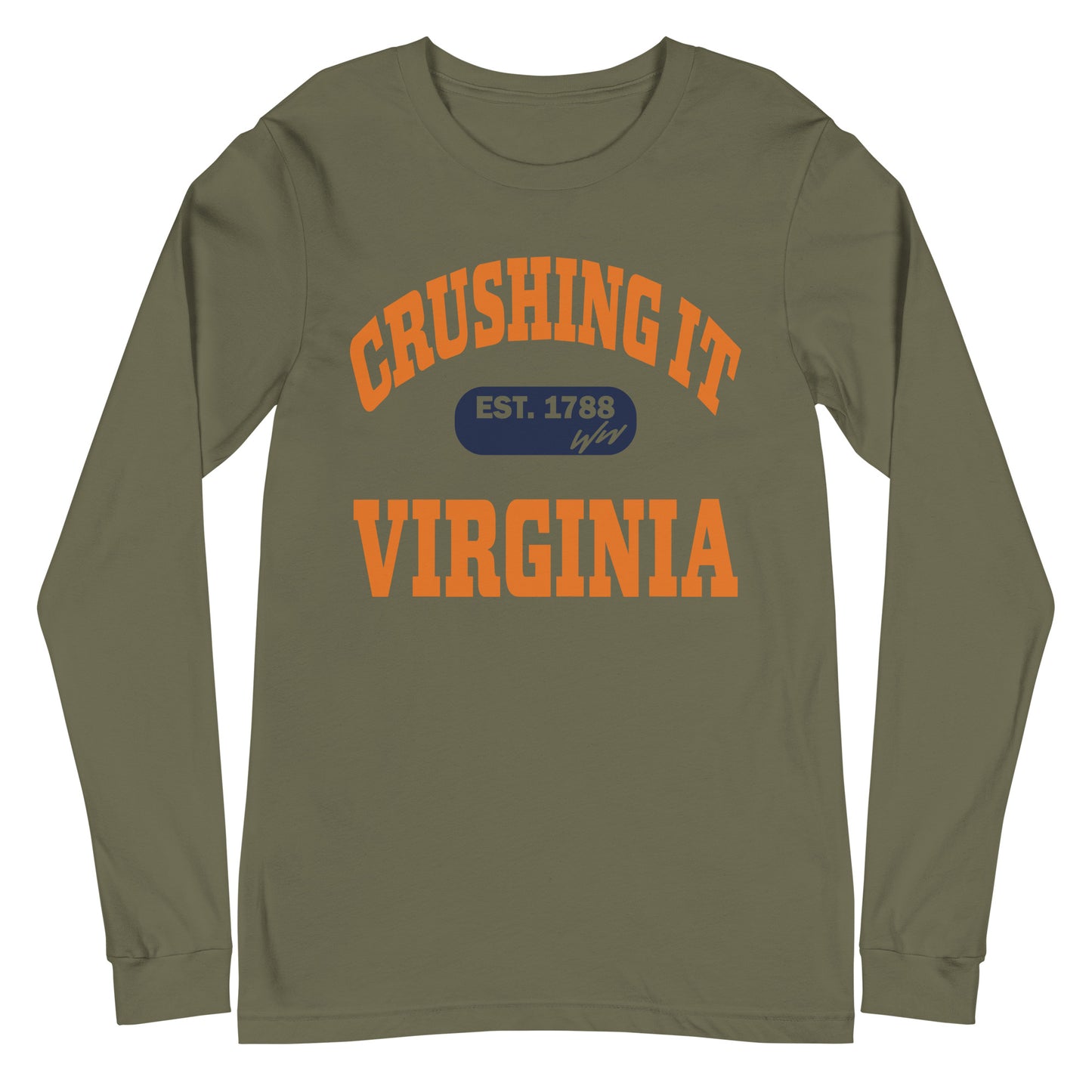 CRUSHING IT VIRGINIA LONG SLEEVE TEE