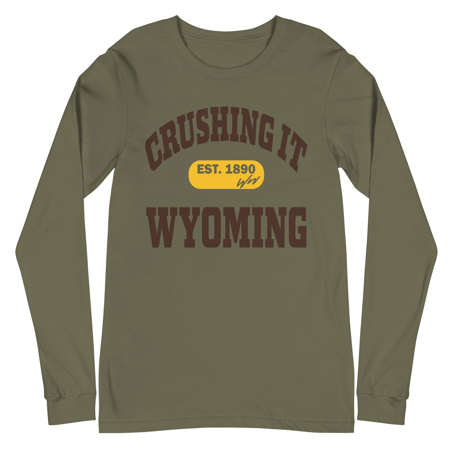 CRUSHING IT WYOMING LONG SLEEVE TEE