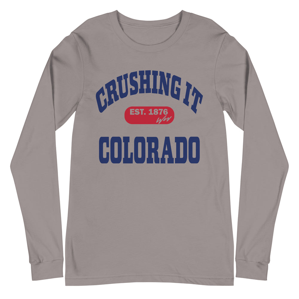 CRUSHING IT COLORADO LONG SLEEVE TEE