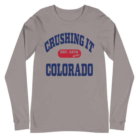 CRUSHING IT COLORADO LONG SLEEVE TEE