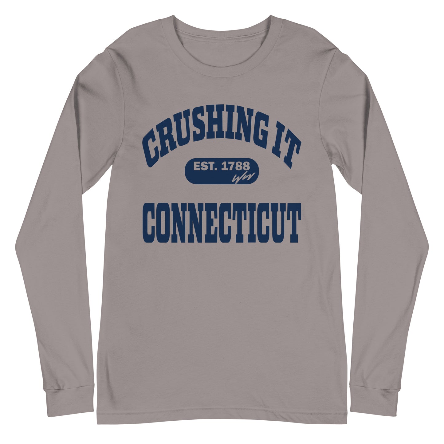 CRUSHING IT CONNECTICUT LONG SLEEVE TEE