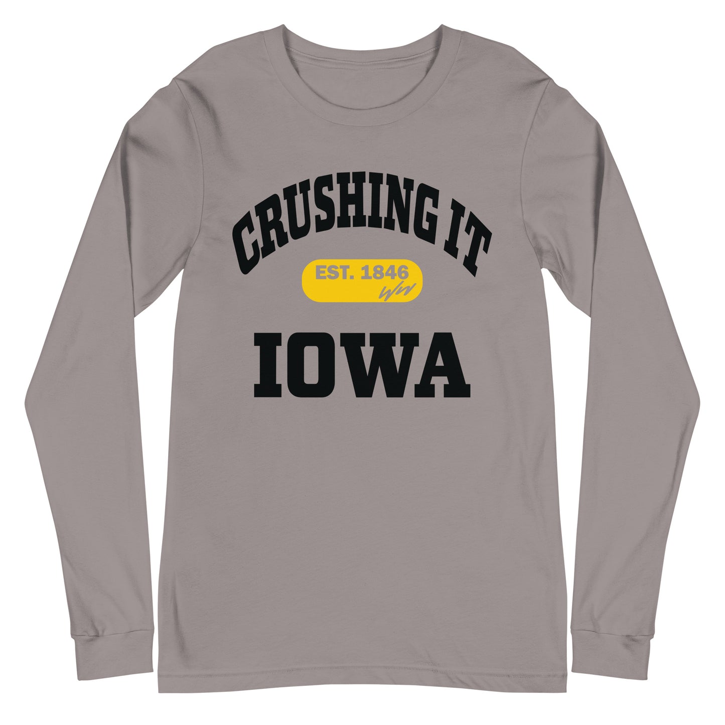 CRUSHING IT IOWA LONG SLEEVE TEE