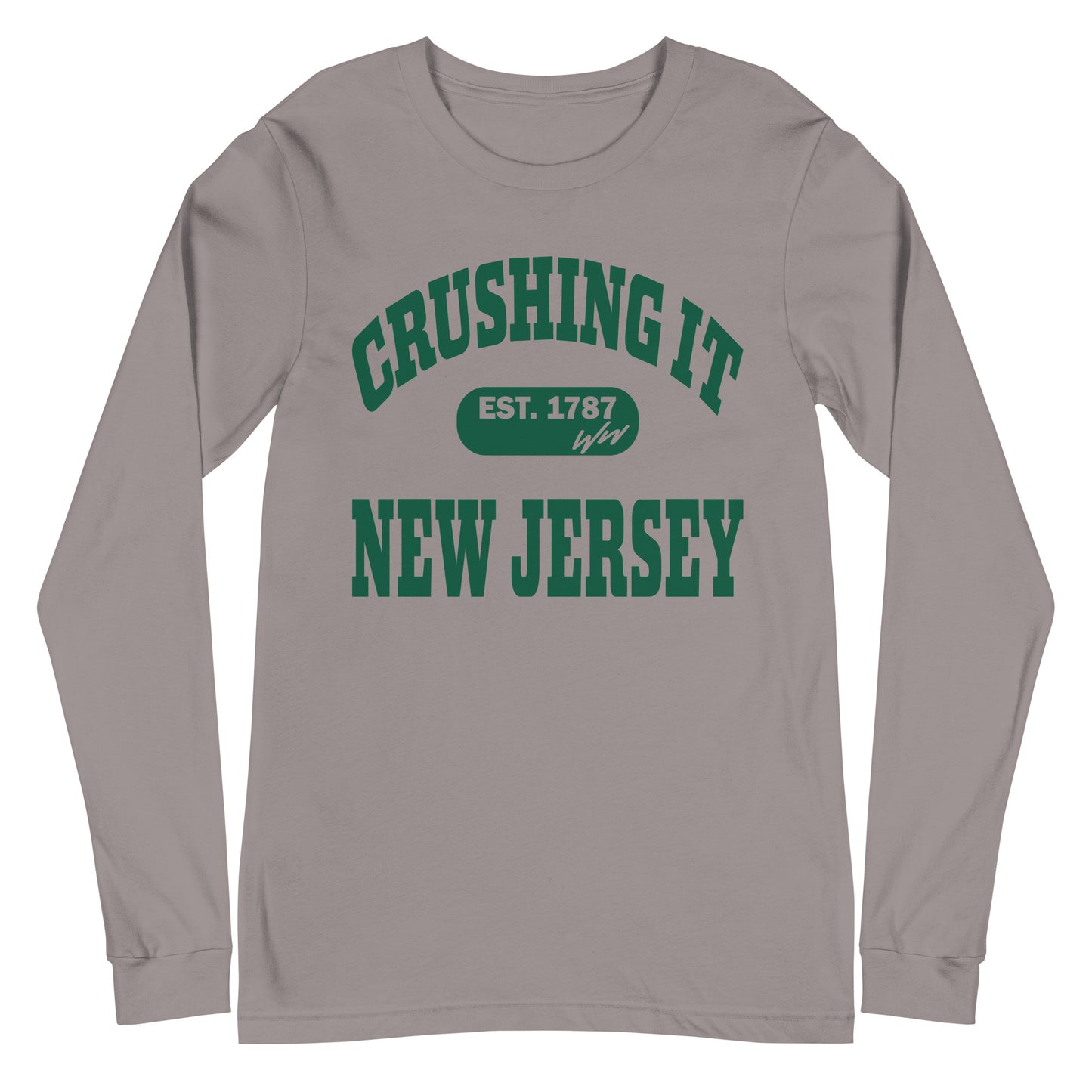 CRUSHING IT NEW JERSEY LONG SLEEVE TEE