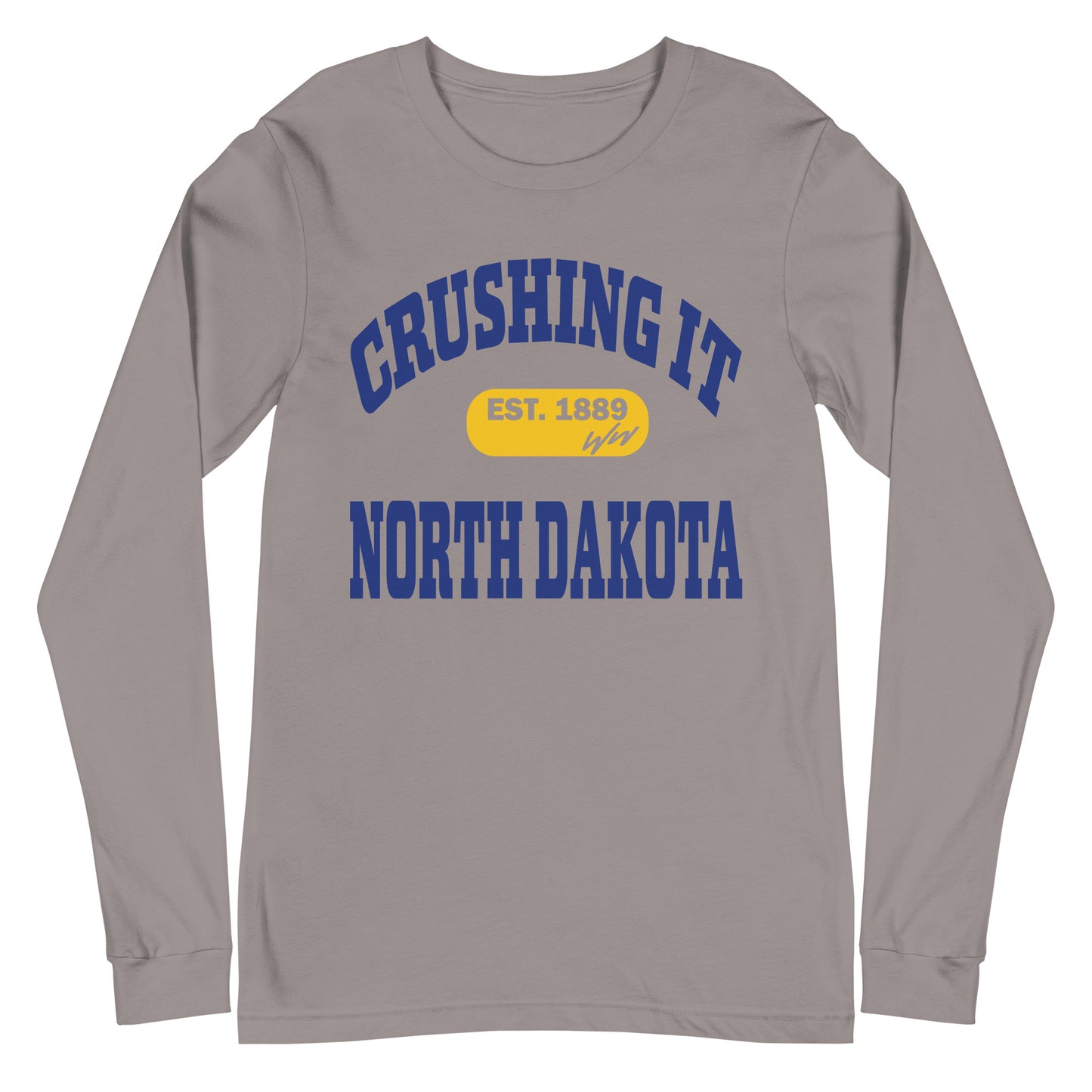 CRUSHING IT NORTH DAKOTA LONG SLEEVE TEE