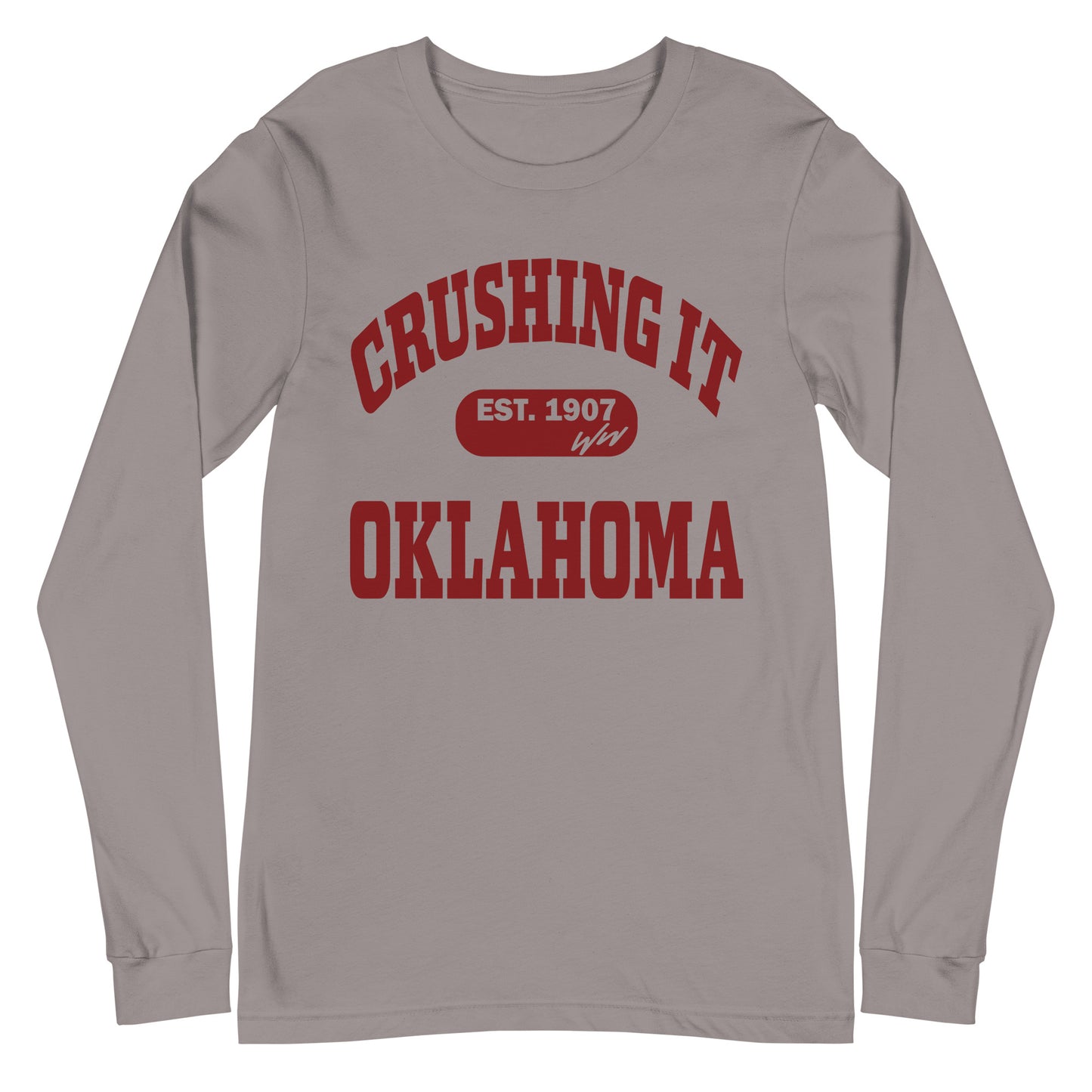 CRUSHING IT OKLAHOMA LONG SLEEVE TEE