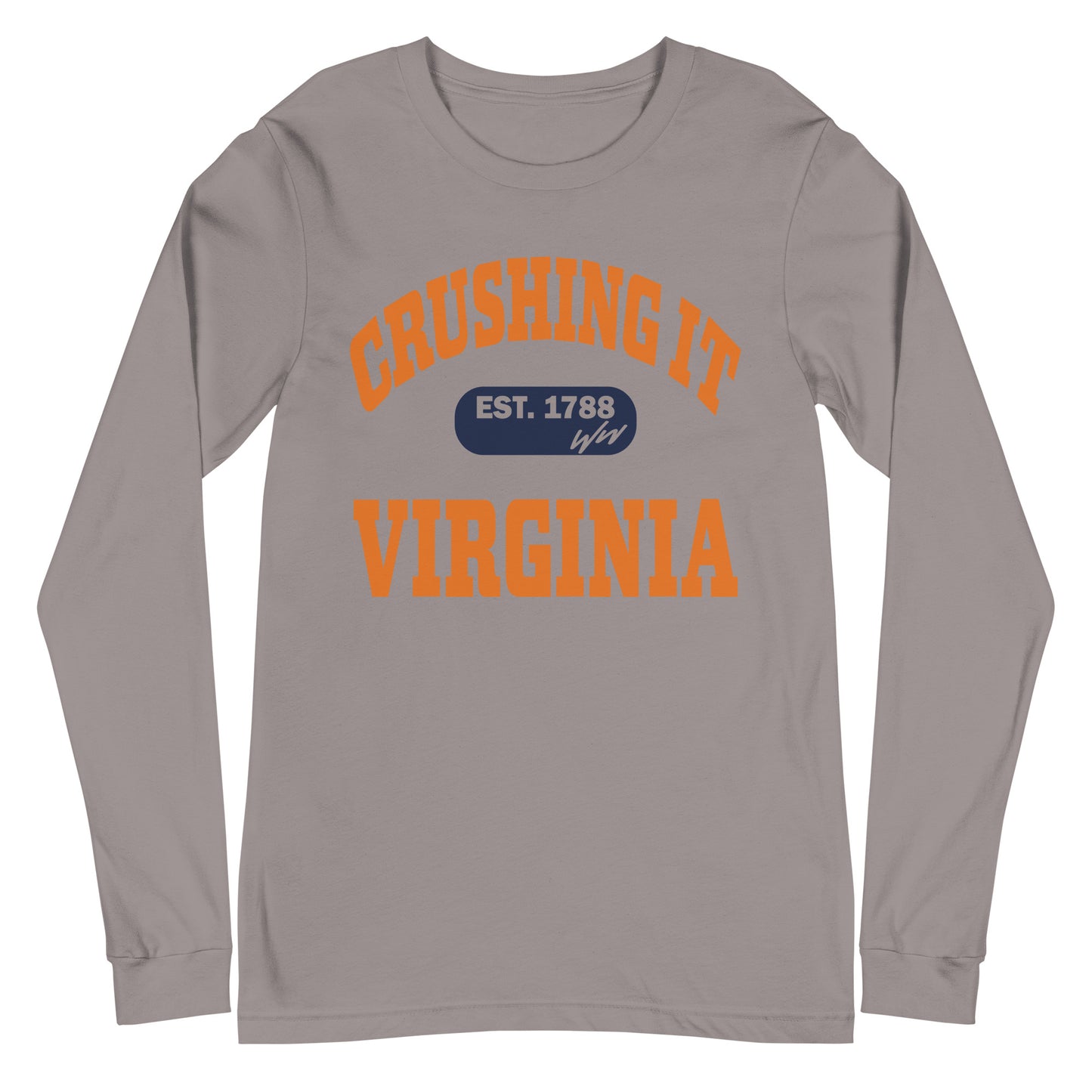 CRUSHING IT VIRGINIA LONG SLEEVE TEE