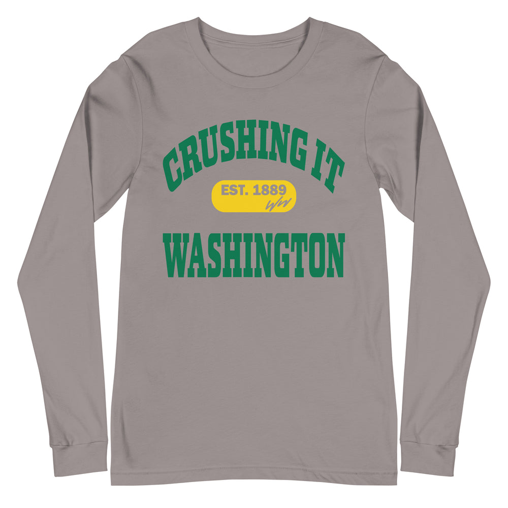 CRUSHING IT WASHINGTON LONG SLEEVE TEE