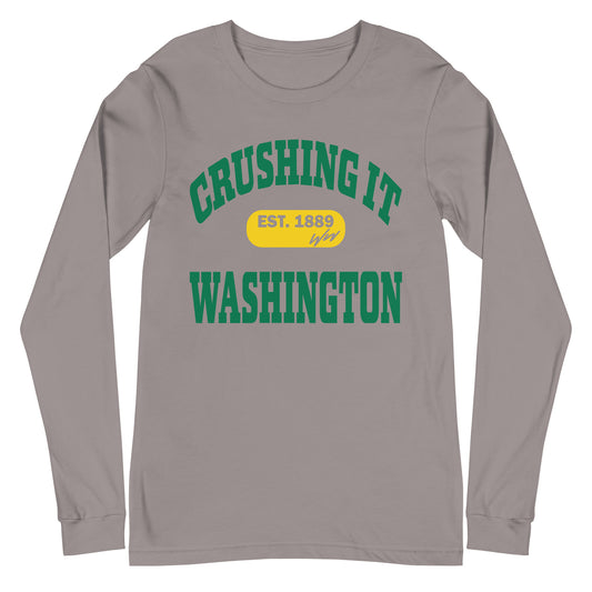 CRUSHING IT WASHINGTON LONG SLEEVE TEE