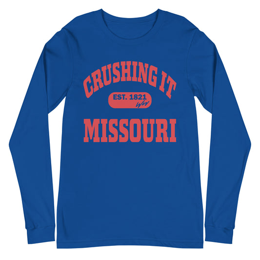 CRUSHING IT MISSOURI LONG SLEEVE TEE