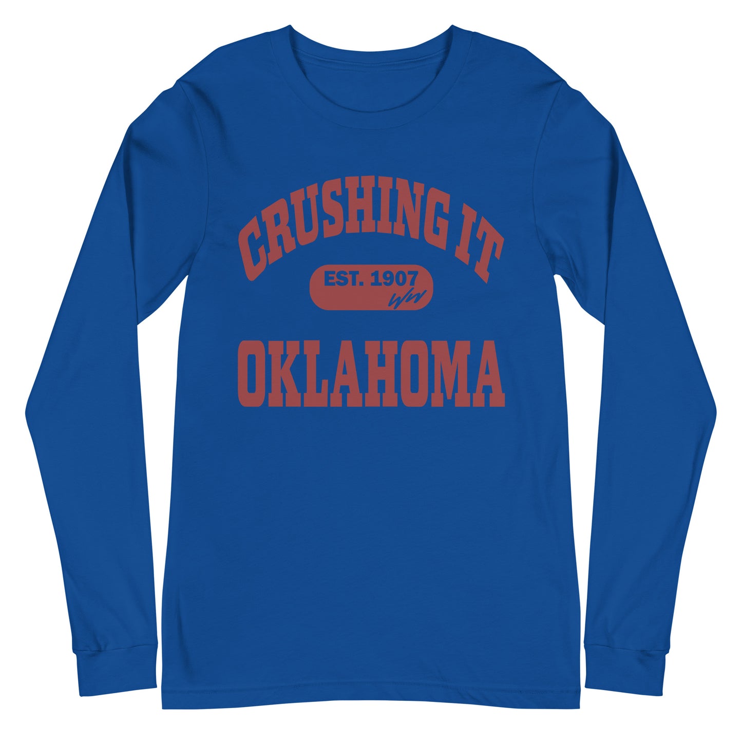 CRUSHING IT OKLAHOMA LONG SLEEVE TEE