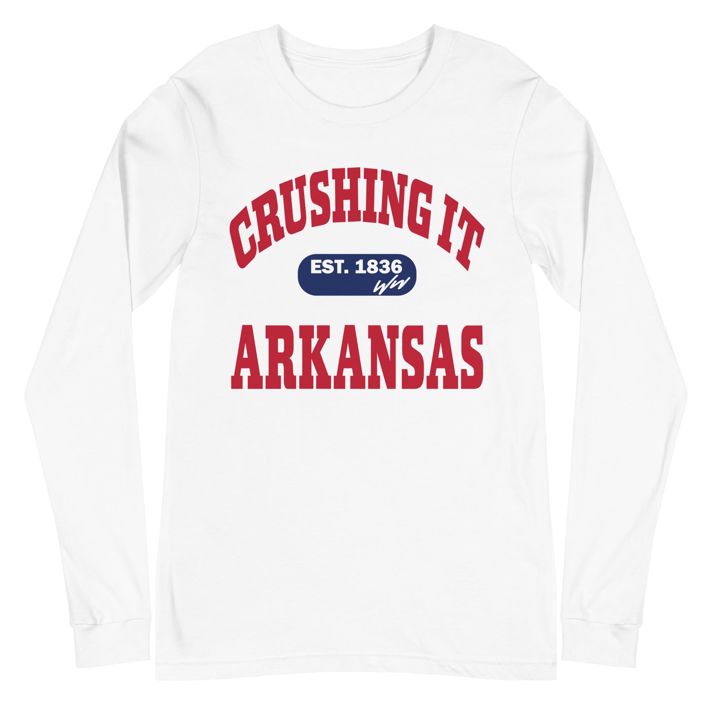 CRUSHING IT ARKANSAS LONG SLEEVE TEE