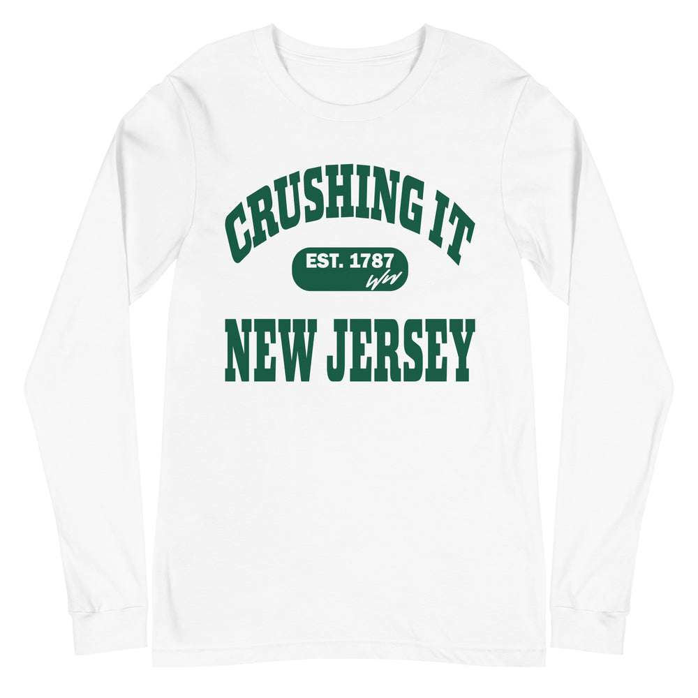 CRUSHING IT NEW JERSEY LONG SLEEVE TEE