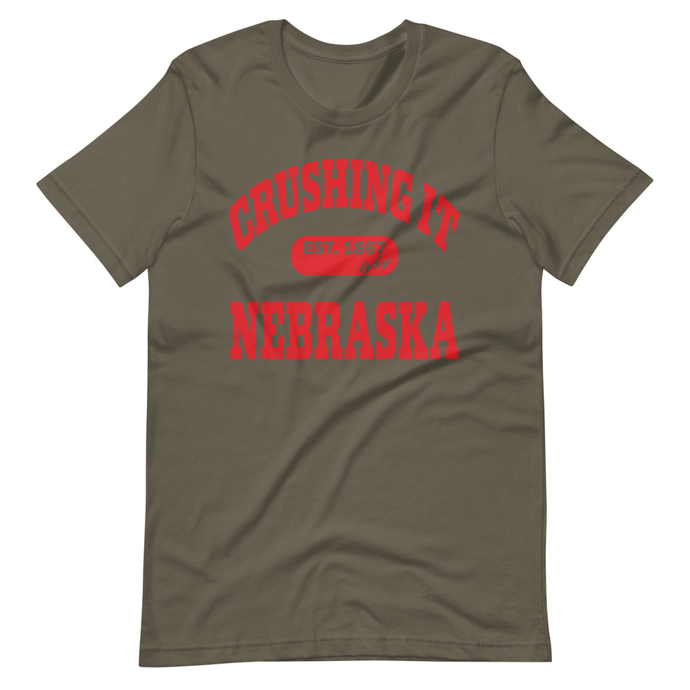 CRUSHING IT NEBRASKA TEE