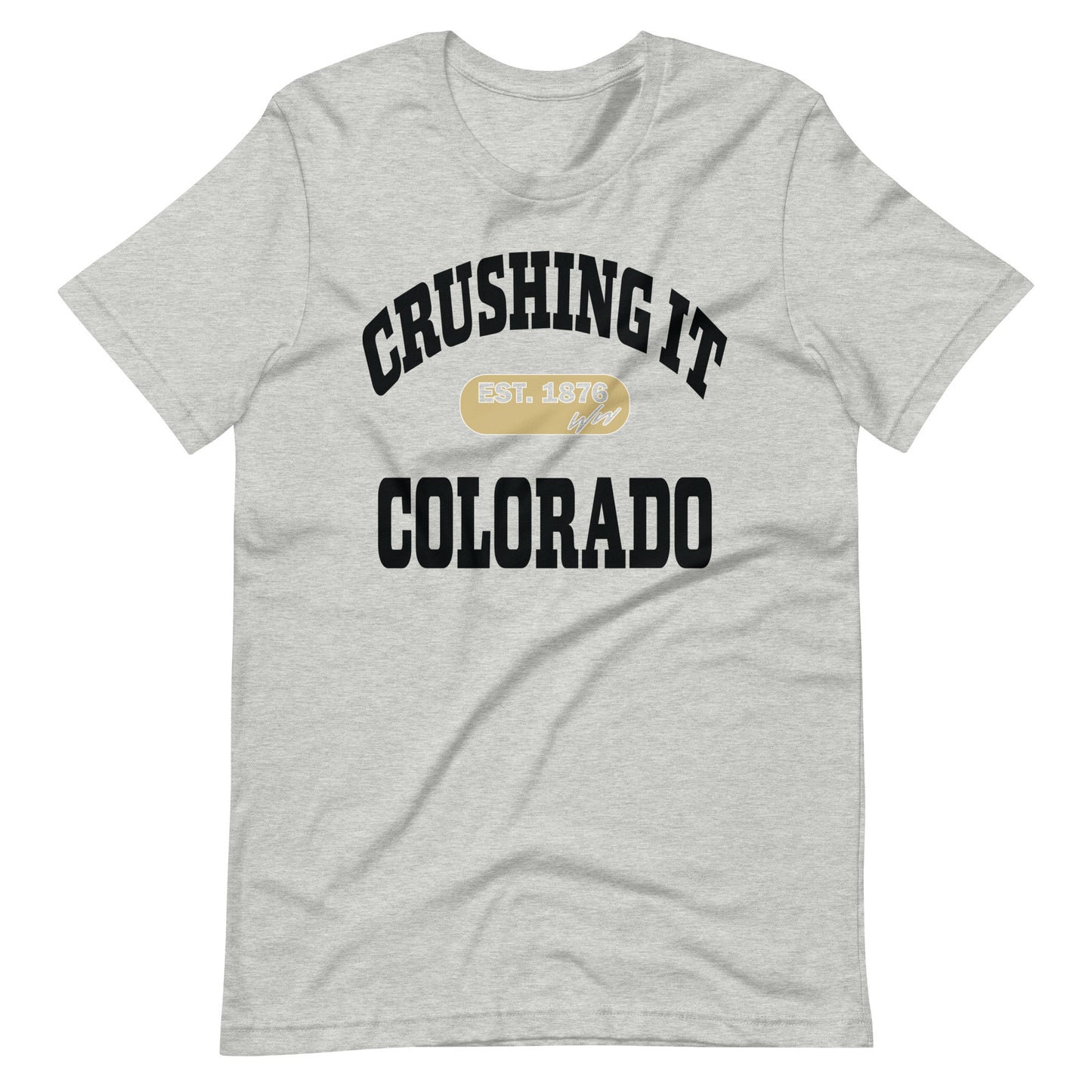 CRUSHING IT COLORADO BLACK TEE