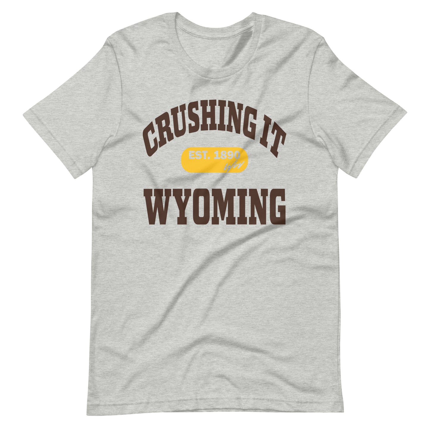 CRUSHING IT WYOMING TEE