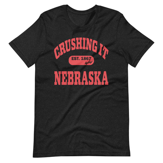 CRUSHING IT NEBRASKA TEE