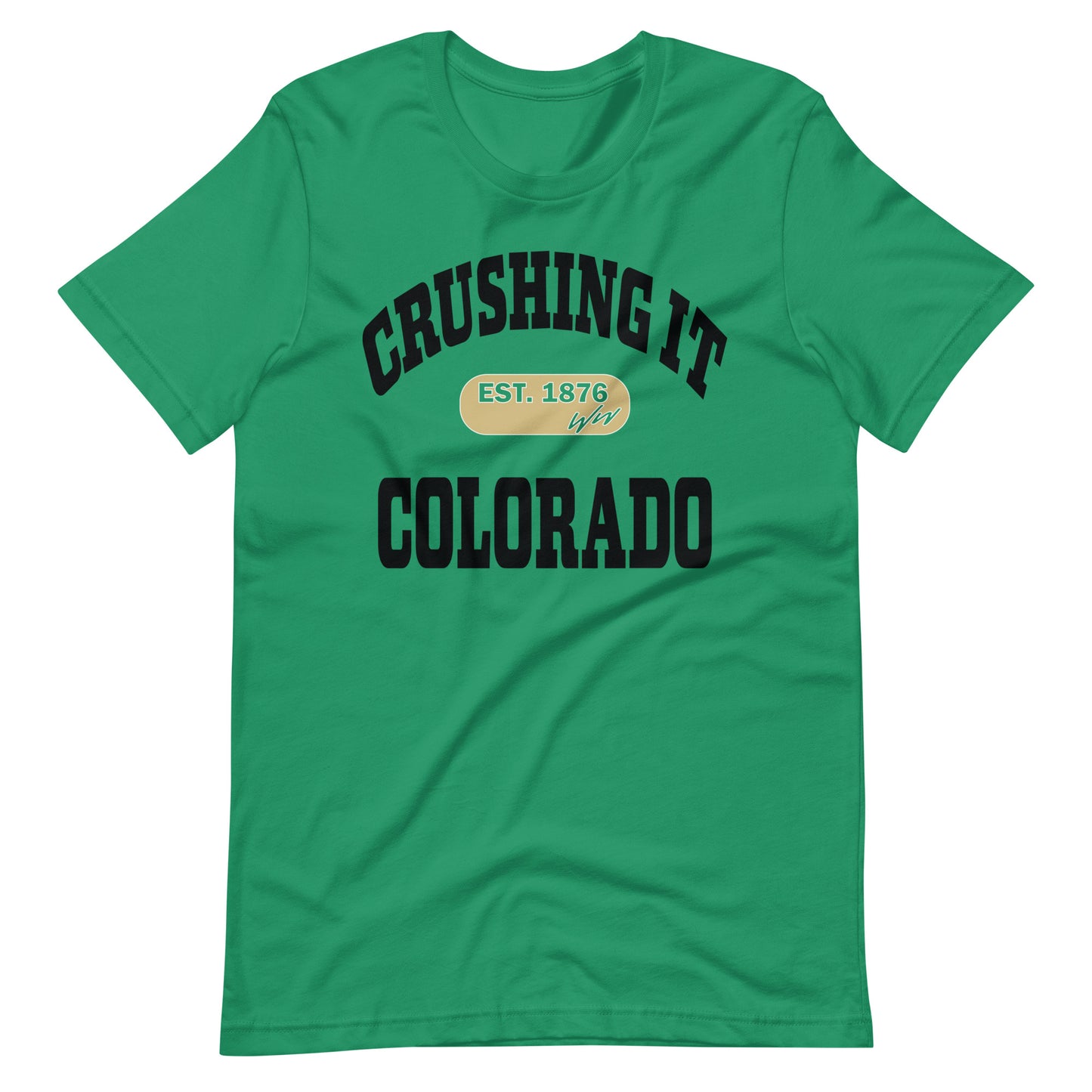 CRUSHING IT COLORADO BLACK TEE