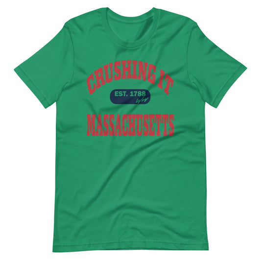 CRUSHING IT MASSACHUSETTS TEE