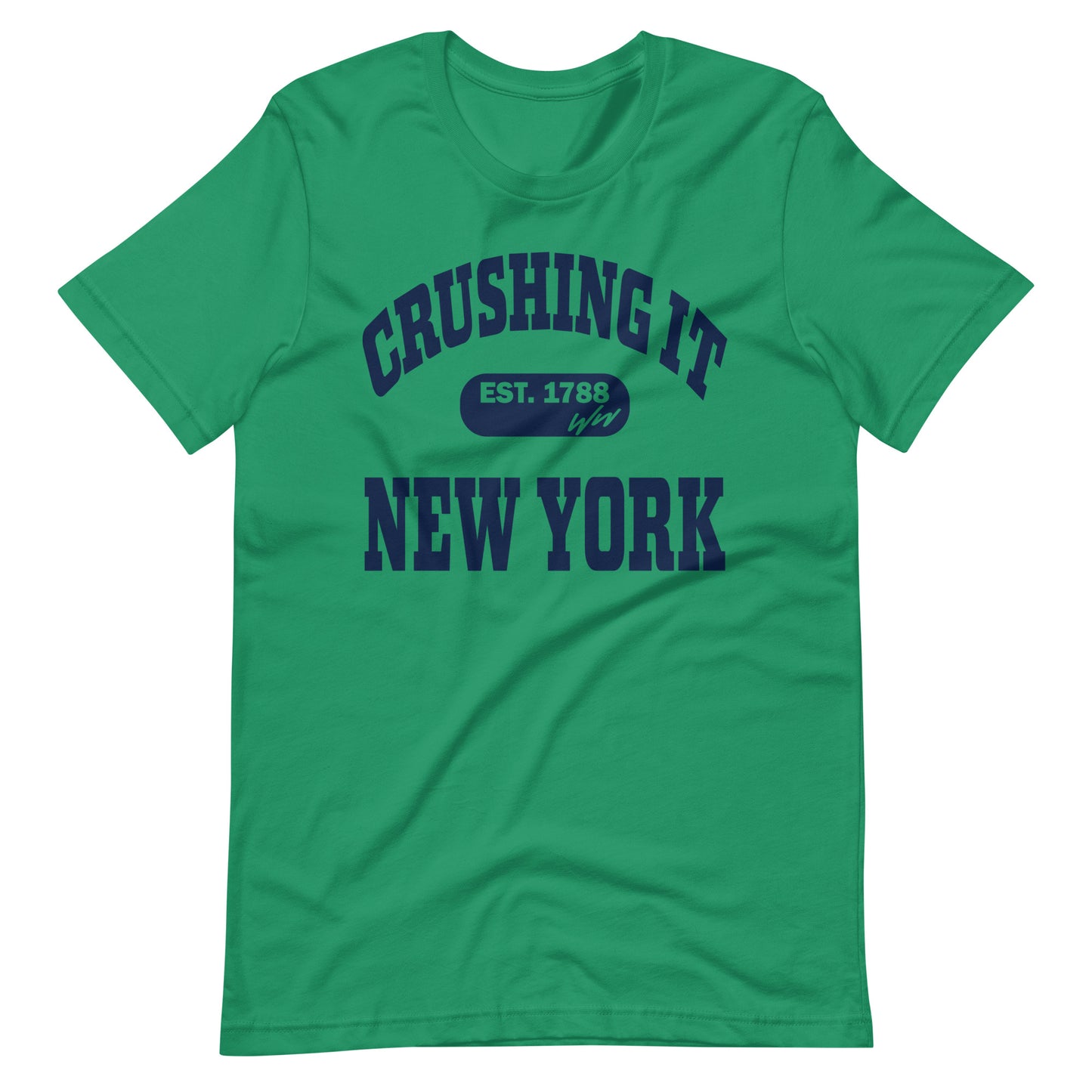 CRUSHING IT NEW YORK BLUE TEE