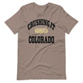 CRUSHING IT COLORADO BLACK TEE