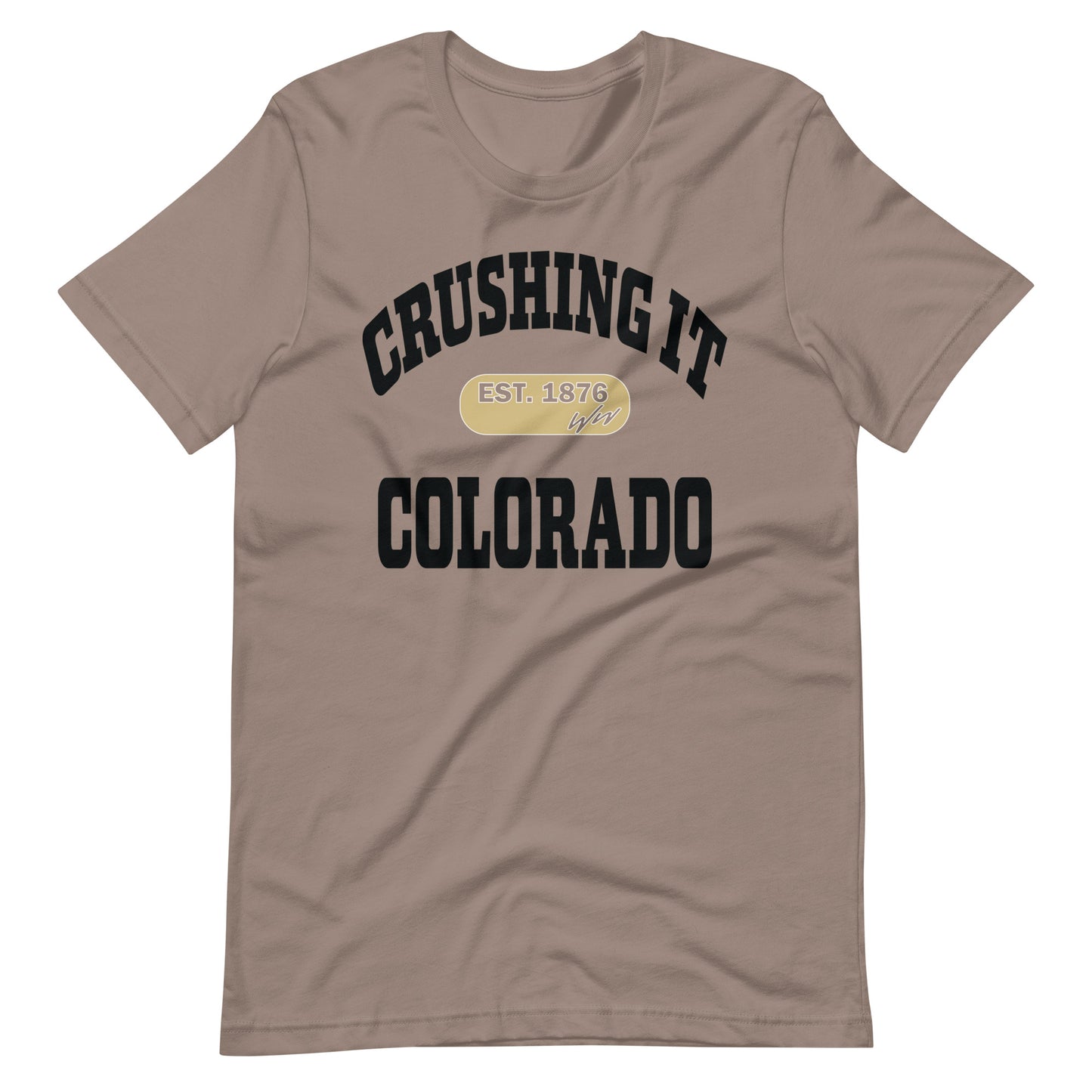 CRUSHING IT COLORADO BLACK TEE