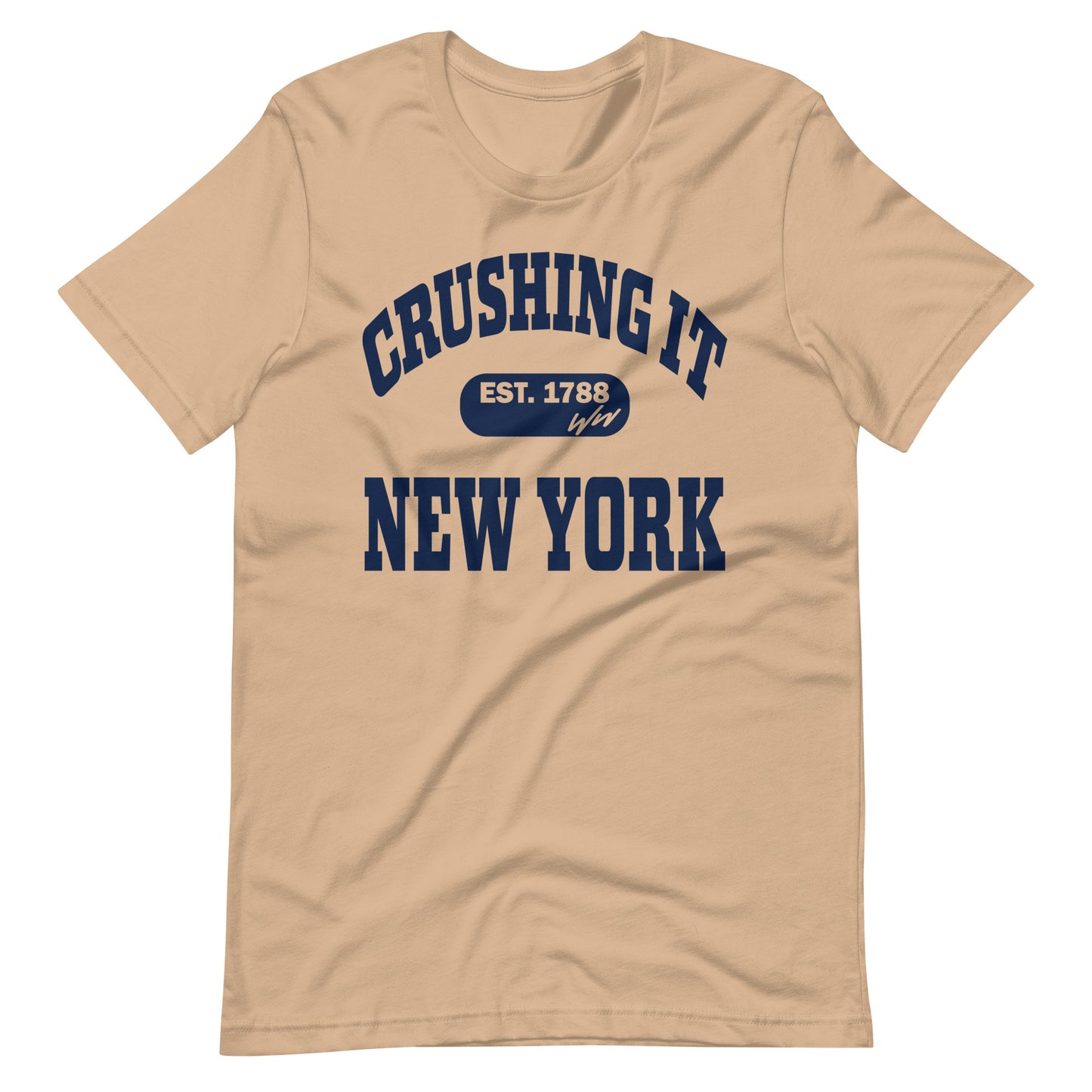 CRUSHING IT NEW YORK BLUE TEE