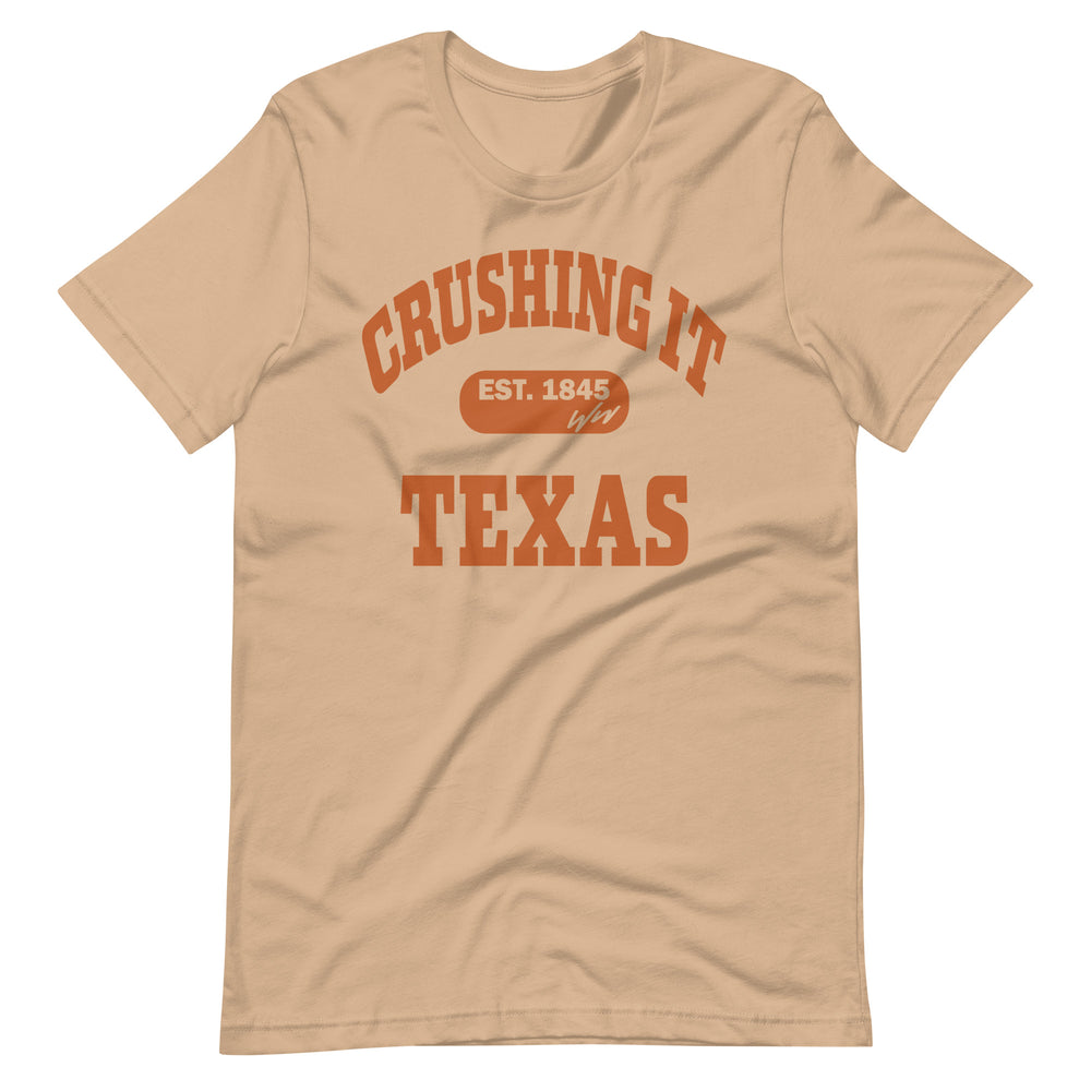 CRUSHING IT TEXAS RUST TEE