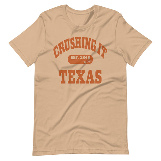 CRUSHING IT TEXAS RUST TEE