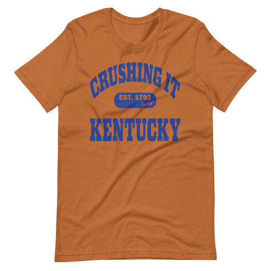 CRUSHING IT KENTUCKY TEE