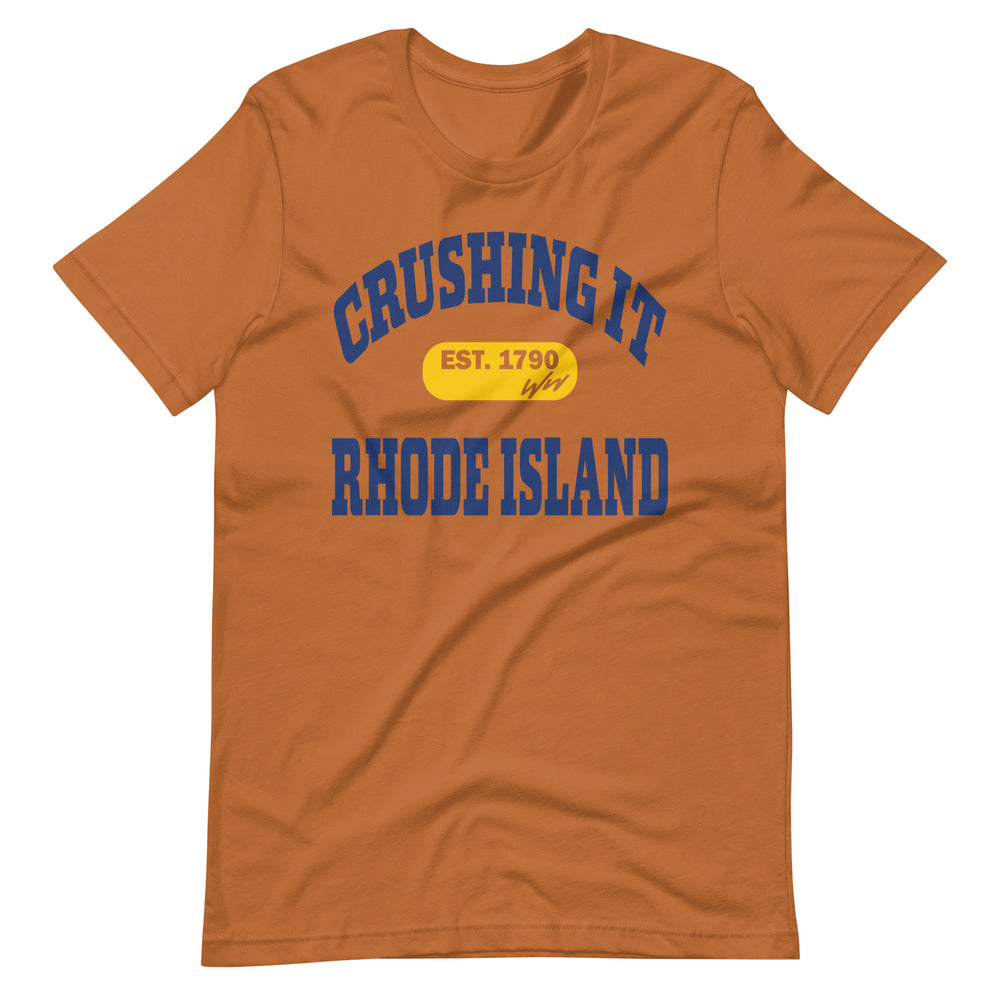 CRUSHING IT RHODE ISLAND TEE