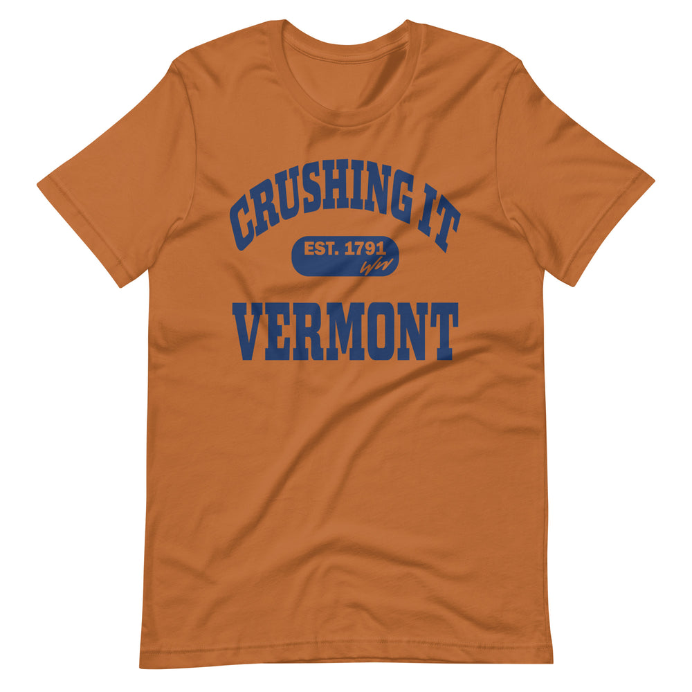 CRUSHING IT VERMONT TEE