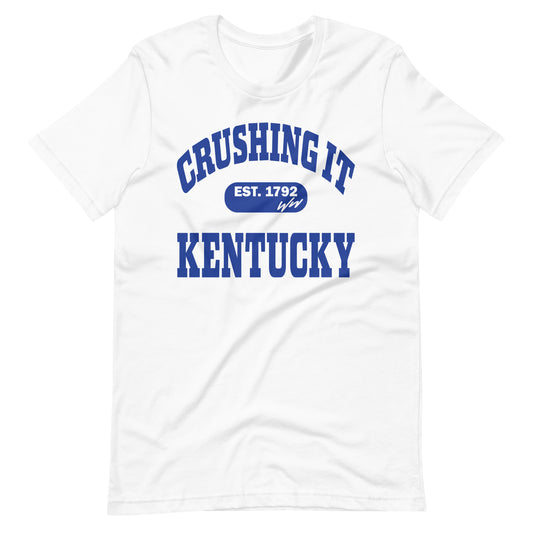 CRUSHING IT KENTUCKY TEE